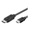 Techly 2m DisplayPort/HDMI Juoda