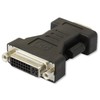 Techly DVI - VGA F/M DVI-I Pilka