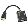 Techly IDATA-HDMI-VGA2 vaizdo kabelio adapteris VGA (D-Sub) Juoda
