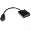 Techly Techniškai HDMI - VGA+3.5mm M/F Juoda