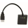 Techly Techniškai HDMI - VGA+3.5mm M/F Juoda