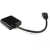 Techly Techniškai HDMI - VGA+3.5mm M/F Juoda