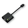 Techly Techniškai HDMI - VGA+3.5mm+Micro USB B M/F Juoda