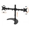 Laikiklis Techly Darbastalis ant 2 monitoriai 13 "- 27" (ICA- LCD 3410)