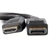 Kabelis Techly Rodyti Uostas - HDMI 1m juoda (ICOC- DSP- H12- 010)
