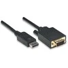 Kabelis Techly DisplayPort – D-Sub (VGA) 1,8 m juodas (ICOC-DSP-V-018)