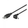 USB kabelis Techly USB-A - miniUSB 1,8 m juodasis (ICOC- MUSB - AA-018ANG)