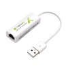 Ryšio Adapteris - Techly USB 2.0 Į Fast Ethernet 10/100 Mbps Baltas