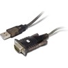 Techly Konwerter USB na RS232/DB9 M/M na kablu 1.5m Polybags