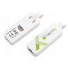 Techly Techly USB 3.1 Type C RJ45 10/100/1000 Adapteriai, baltas