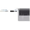 Manhattan TECHLY USB3.0 RJ45 Adapteris Weiss USB Stecker Typ A am Kabelis auf RJ45 Netzgeschwindigkeit 10/100/1000 MBit/s
