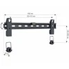 Techly ICA-PLB 139M televizoriaus laikiklis 139,7 cm (55") Juoda