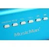 Technaxx MusicMan, baterie 600 mAh, FM-Radio, USB, mėlynas