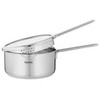 TEFAL Nordica H8522235 - Round - Nerūdijantis plienas - Nerūdijantis plienas - Ceramic - Gas - Halogen - Induction - Sealed plate - 250 °C - Glass