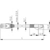 Telegaertner Telegärtner patch cable SFTP CAT 6A pilka 0,25m