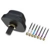 Teltonika 5G COMBO MIMO MOBILI/GNSS/WIFI STOGO SMA ANTENA | PR1KC640 | Tvirtinama varžtais | Stiprinimas 4 dB | 0,617 - 0,960 / 1,710 - 2,690 / 2,900 - 4,200, 1,164 - 1,300 / 1,559 - 1,610, 2,400 - 2,4835 / 4,900 - 5,925 GHz | Antenos jungties tipas: SMA kištukas