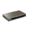 Šakotuvas Tenda TEF1109P-8-102W tinklo jungiklis Fast Ethernet (10/100) Power over Ethernet (PoE) Metallic