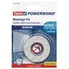 Beiersdorf TESA Powerbond, Tvirtinimo juosta, Balta, 1,5 m, Vidaus ir lauko sąlygoms, Akrilas, Keramika, Stiklas, Metalas, Gipsas, Plastikas, Akmuo, Mediena