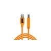 USB kabelis - Tether Tools Pro USB 3.0 M 4.6m oranžinis