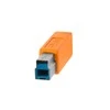 USB kabelis - Tether Tools Pro USB 3.0 M 4.6m oranžinis