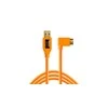 USB kabelis - Tether Tools Pro USB 3.0 Micro-B 4.6m aukštos matomumo oranžinis
