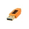 USB kabelis - Tether Tools Pro USB 3.0 Micro-B 4.6m aukštos matomumo oranžinis