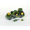 Klein Vilkikas su traktorium ant priekabos „John Deere“