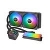 Thermaltake Floe RC240 CPU ir atminties AIO skysčio aušintuvas, aušinamas vandeniu (juodas)