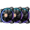 THERMALTAKE Riing 14 LED RGB rinkinys iš 3 didelio našumo korpuso ventiliatorių 3 dalys 140x140x25mm RGB LED triukšmas 28,1 dBA su LNC