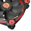 THERMALTAKE Riing 14 Raudonas LED ventiliatorius aukšto statinio slėgio