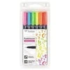 Tombow Flamastry Fudenosuke do kaligrafii neon mix 6 vnt.