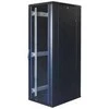 19" Komutacinė spinta TOTEN, System G, 37U, 600x1000, stiklinės durys, galinės perforuotos durys,iki 800kg, juoda / G6.6037.9801 / 19-G6037GP