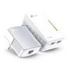 TP-LINK Powerline Wi-Fi rinkinys TL-WPA4221 KIT 10/100 Mbit/s, Ethernet LAN (RJ-45) jungtys 2, 802.11n, 2.4GHz, Wi-Fi duomenų perdavimo sparta (maks.) 600 Mbit/s