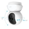 TP-LINK Pan/Tilt namų apsaugos WiFi kamera su dienos/nakties vaizdu, 1080p FHD, Micro SD kortelių talpa iki 128 GB, H.264 vaizdo įrašas, 360/114 žiūrėjimo kampas.