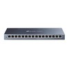 Šakotuvas TP-LINK 16 prievadų Gigabit stalinio kompiuterio jungiklis RJ45 prievadų darbalaukio plieno dėklas