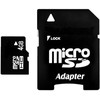 Transcend Micro SDHC 4GB Class4 19/5 MB/s atminties kortelė + adapteris