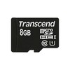 Atminties kortelė Transcend Micro SDHC 8GB 10 klasės UHS-I 400x + SD adapteris