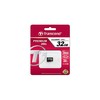 Atminties kortelė „Transcend Micro SDHC 32GB“ 10 klasės kortelė + SD adapteris