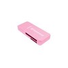 TRANSCEND kortelių skaitytuvas USB 3.1 Gen 1 SD/Micro SD, rožinis