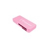 TRANSCEND kortelių skaitytuvas USB 3.1 Gen 1 SD/Micro SD, rožinis