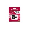 Atminties kortelė Transcend Micro SDXC 64GB Class 10 300x + SD adapteriai