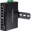 Šakotuvas TRENDnet Industrie Switch 8 Port Fast Ethernet L2 DIN-Rail