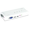 TRENDnet KVM Switch 4-Port VGA/USB/Audio mit Kabeln