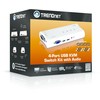 TRENDnet KVM Switch 4-Port VGA/USB/Audio mit Kabeln