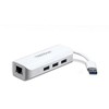 HUB USB TRENDnet 1x RJ-45 + 3x USB-A 3.0 (TU3-ETGH3)