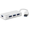 TRENDNET 4 prievadų didelės spartos USB 3.0 mini šakotuvas