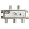 Triax SCS 4, Kabelių skirstytuvas, 75 O, 5 - 2400 MHz, Sidabrinis, Baltas, Kištukas/Kištukas, 11.5 dB