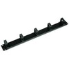 TRITON 19" įrišimo skydelis 1U 5x plastikinė rankena, juoda