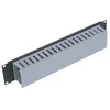 Nezatříděno TRITON 19" skydelis 2U su kabelių kanalu - Juodas - 2U