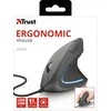 *Kompiuterio pelė Trust USB Verto, ergonomiška, juodos spalvos